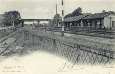 165173 Gezicht op het H.S.M.-station Deventer te Deventer.